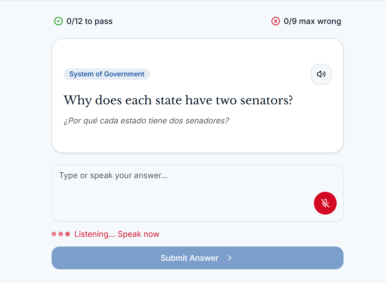 US Citizenship AI Assistant screenshot 2